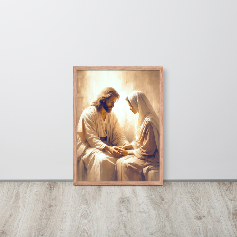 Comfort in Christ Framed Poster