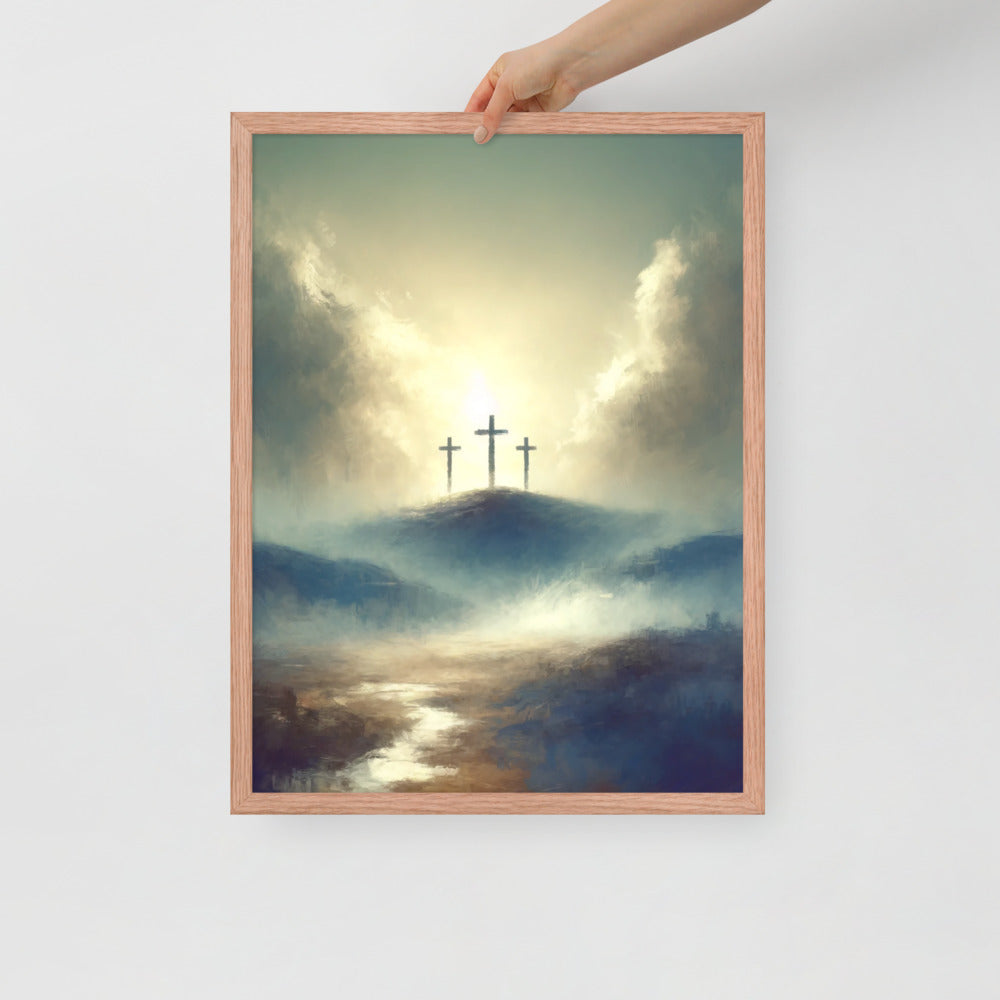 Cross Framed Poster