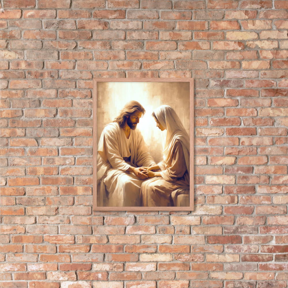 Comfort in Christ Framed Poster