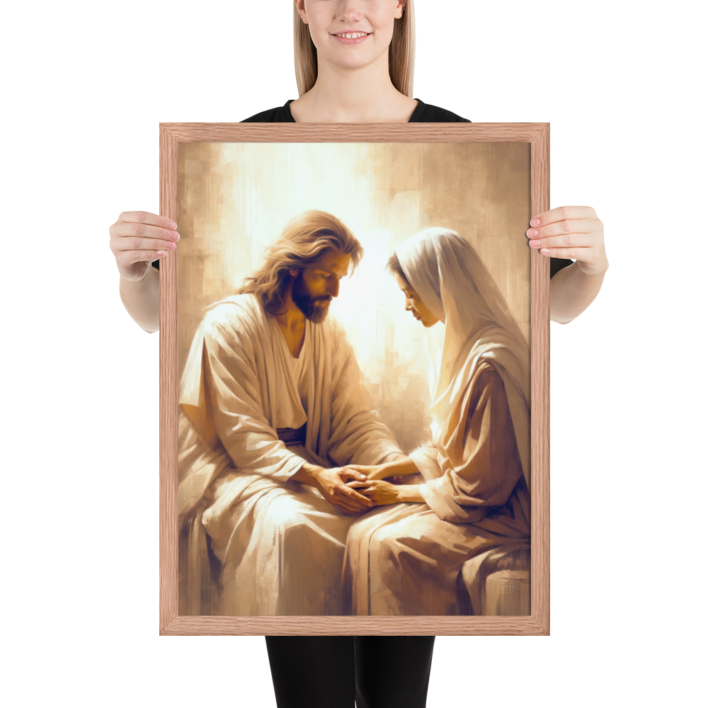 Comfort in Christ Framed Poster