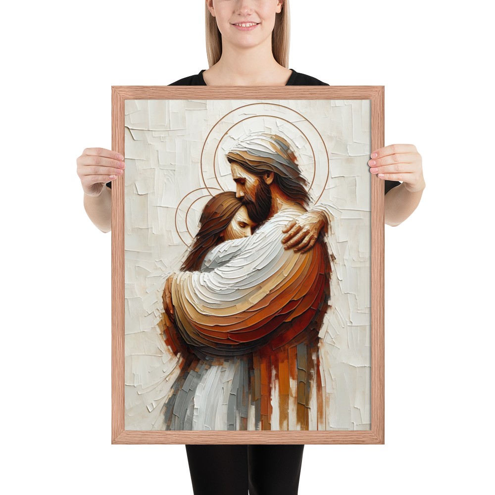 Comfort in Him Framed Poster