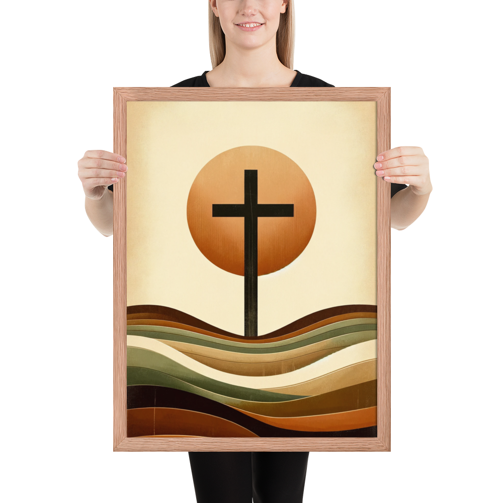 Cross Framed Poster