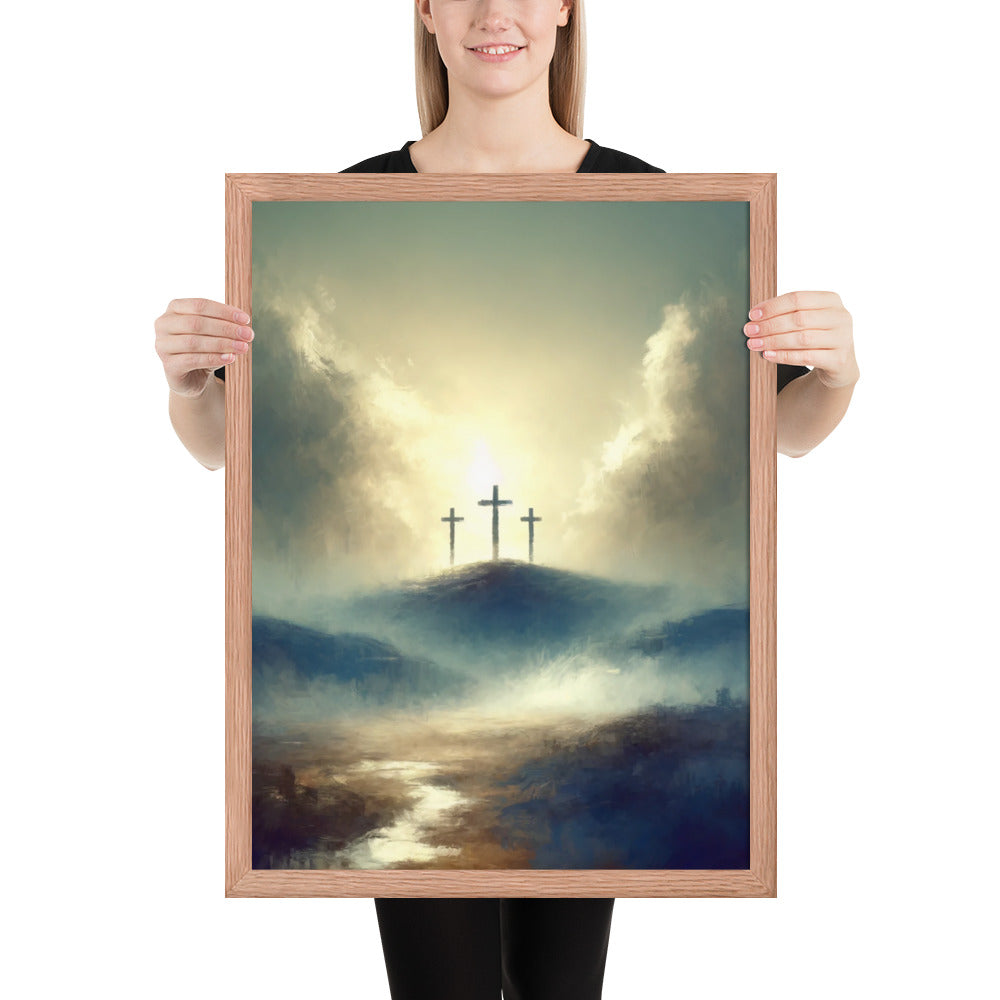 Cross Framed Poster