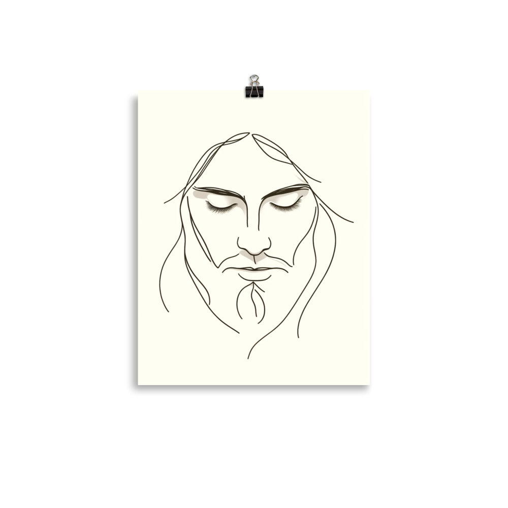 Jesus Minimalist Poster