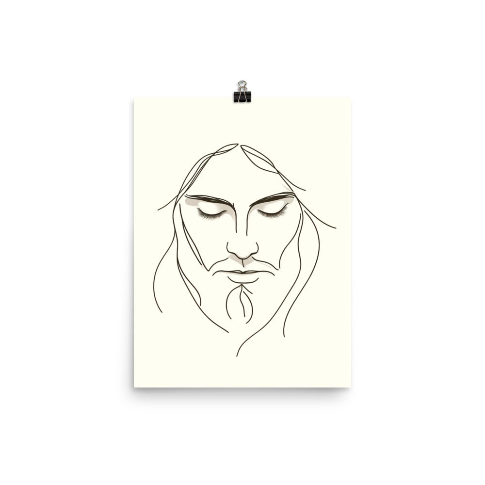 Jesus Minimalist Poster