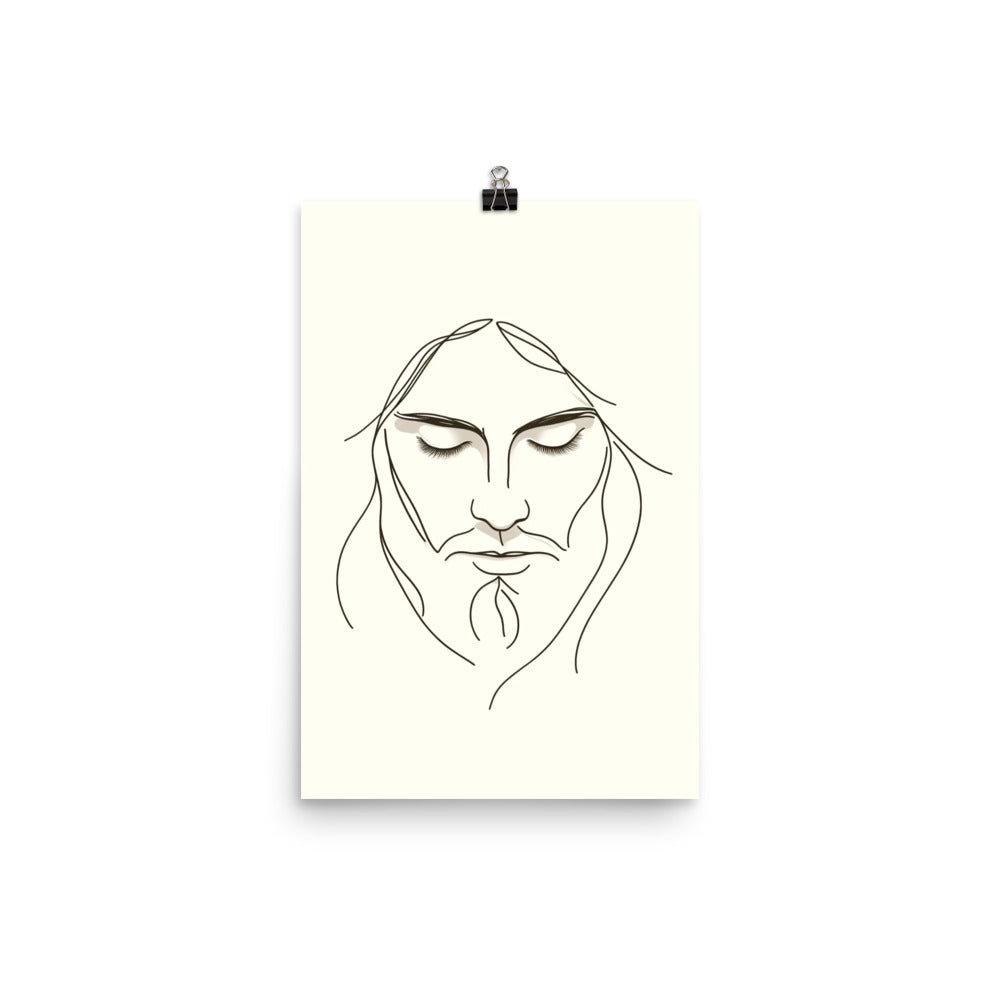 Jesus Minimalist Poster