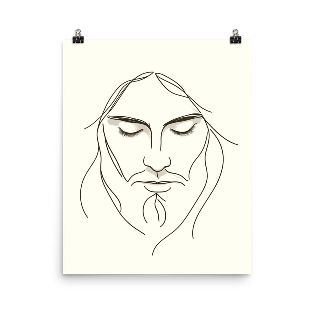 Jesus Minimalist Poster