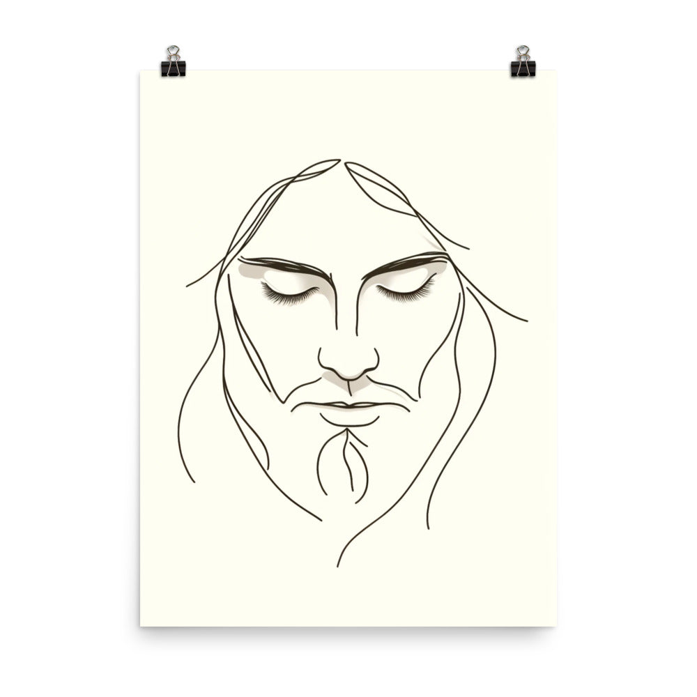 Jesus Minimalist Poster