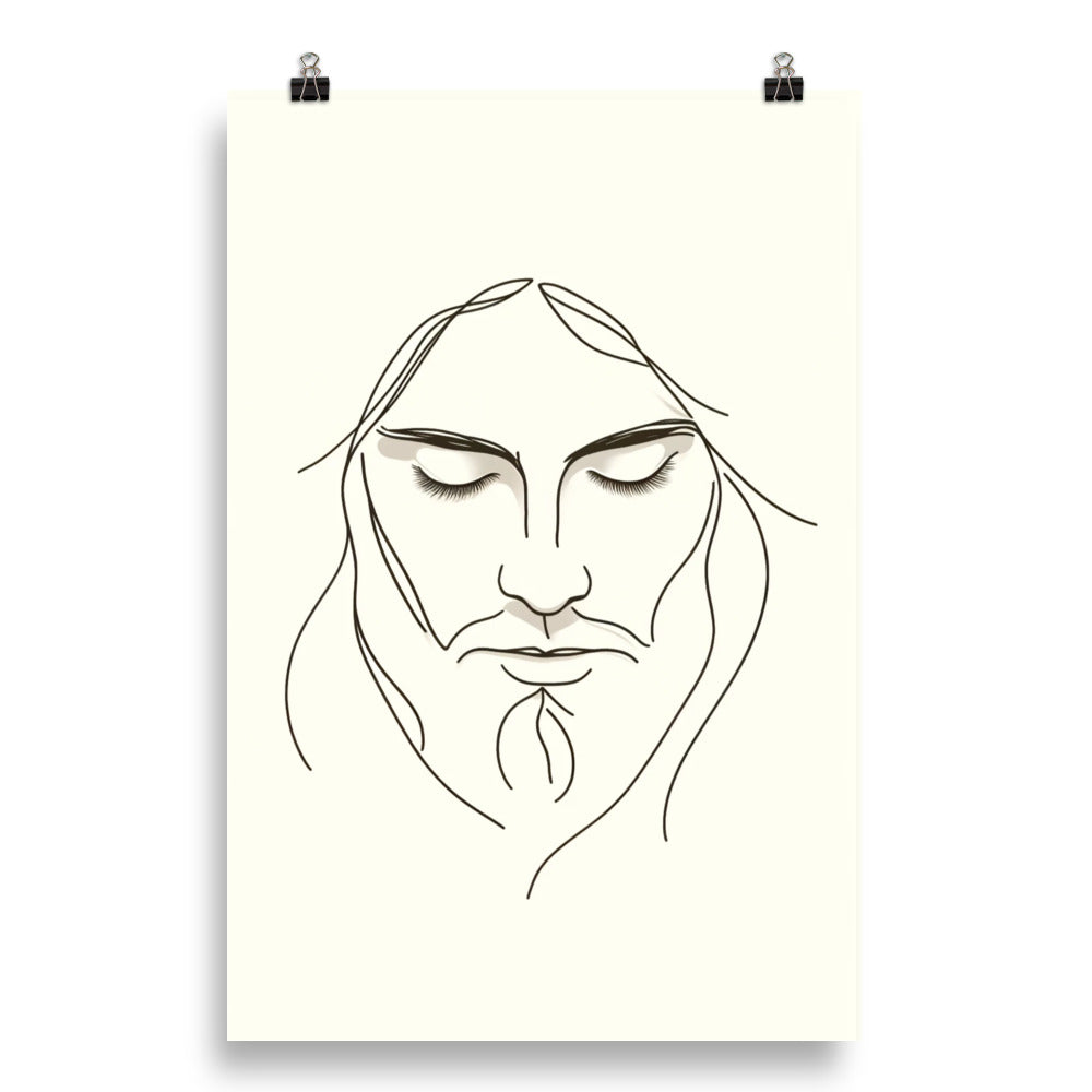 Jesus Minimalist Poster