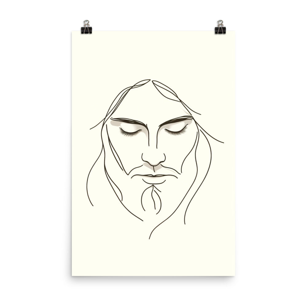 Jesus Minimalist Poster