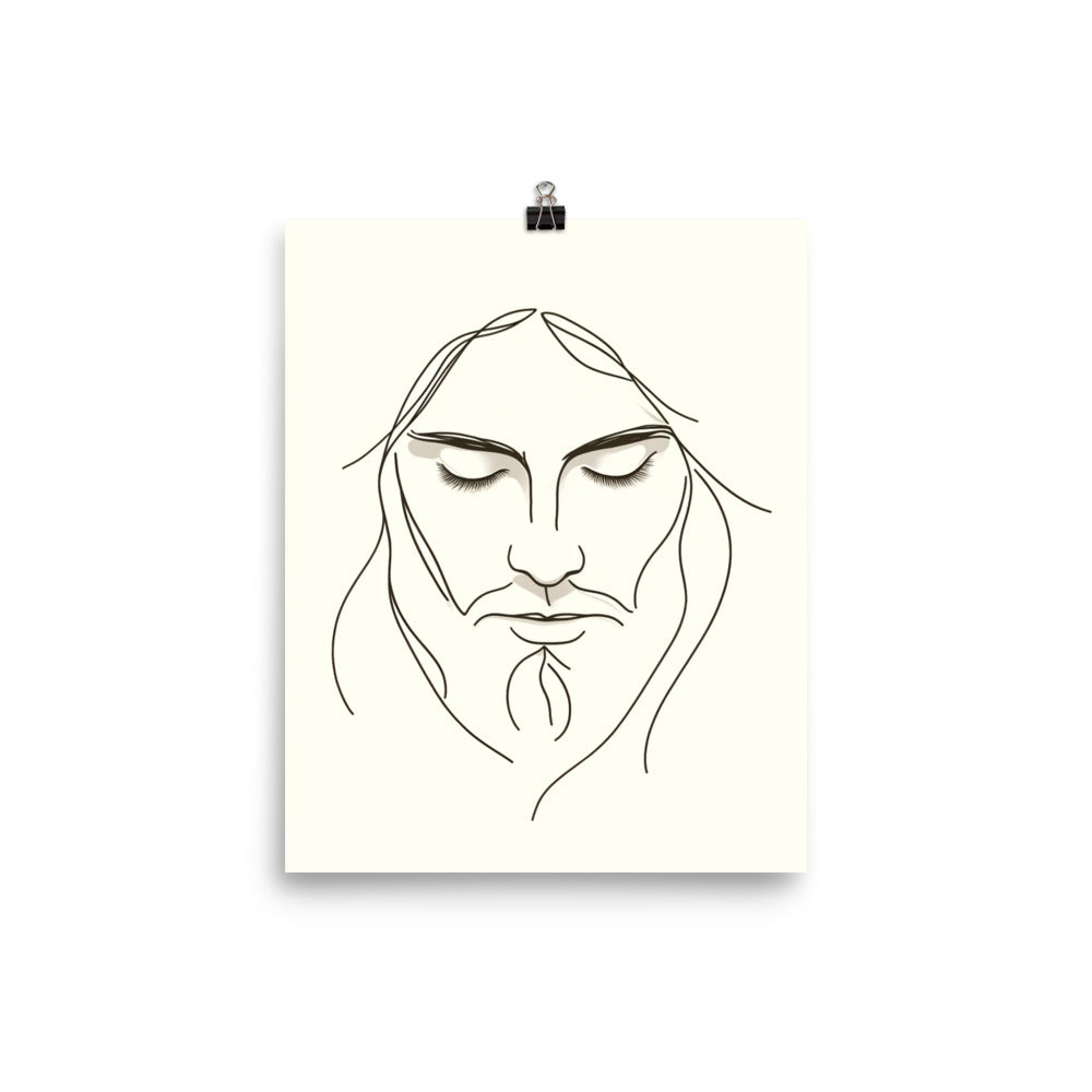 Jesus Minimalist Poster